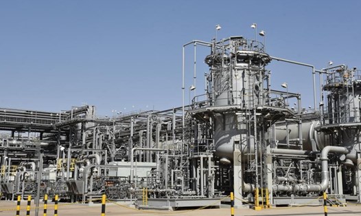Một cơ sở sản xuất của Saudi Aramco. Ảnh: Xinhua