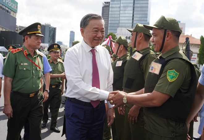 Lực lượng tham gia bảo vệ an ninh, trật tự ở cơ sở là cánh tay nối dài của công an