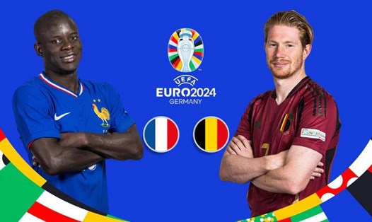 Pháp đối đầu Bỉ ở vòng 1/8 EURO 2024. Ảnh: UEFA