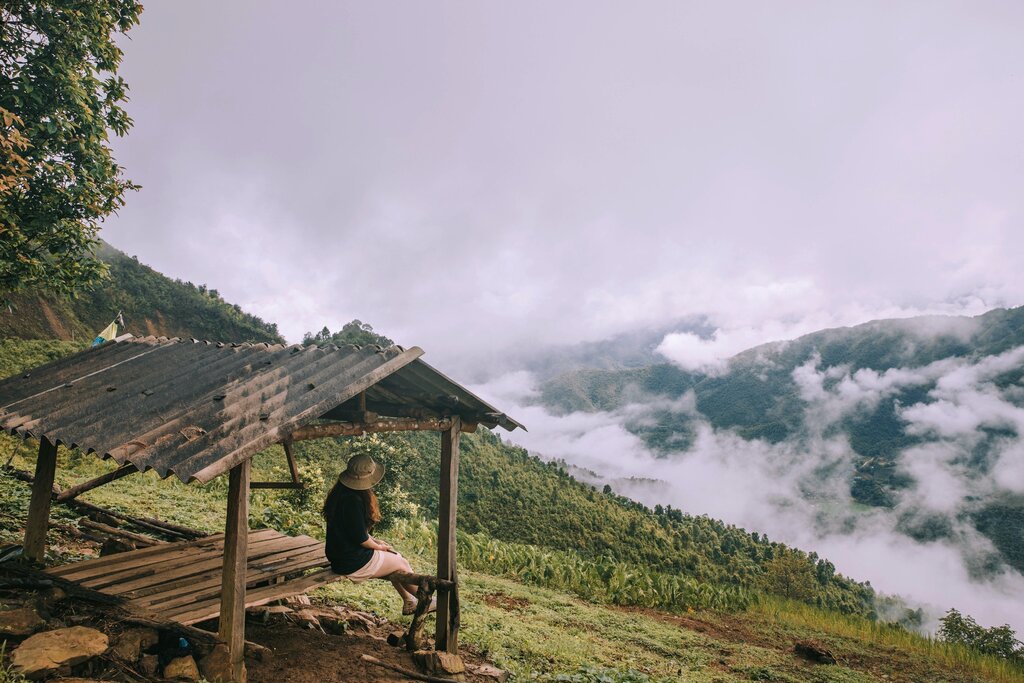 Dễ dàng săn mây ở Tênh Phông. Ảnh: Lê Vi