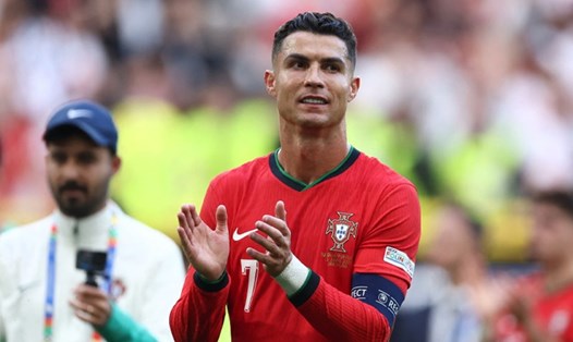 Ronaldo được kì vọng ghi bàn cho Bồ Đào Nha tại vòng 1/8 EURO 2024. Ảnh: UEFA