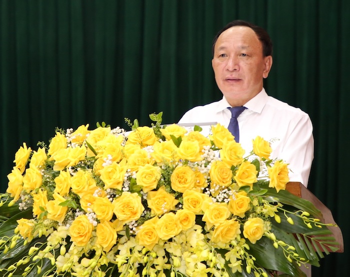 Chủ tịch HĐND tỉnh Quảng Bình Trần Hải Châu cho rằng, vẫn còn tình trạng cán bộ, công chức sợ sai, né tránh, đùn đẩy trách nhiệm. Ảnh: Công Sáng