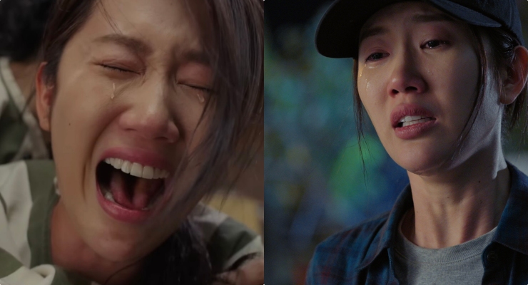 Thúy Ngân có nhiều cảnh khóc trong "7 năm chưa cưới sẽ chia tay". Ảnh: VieON.