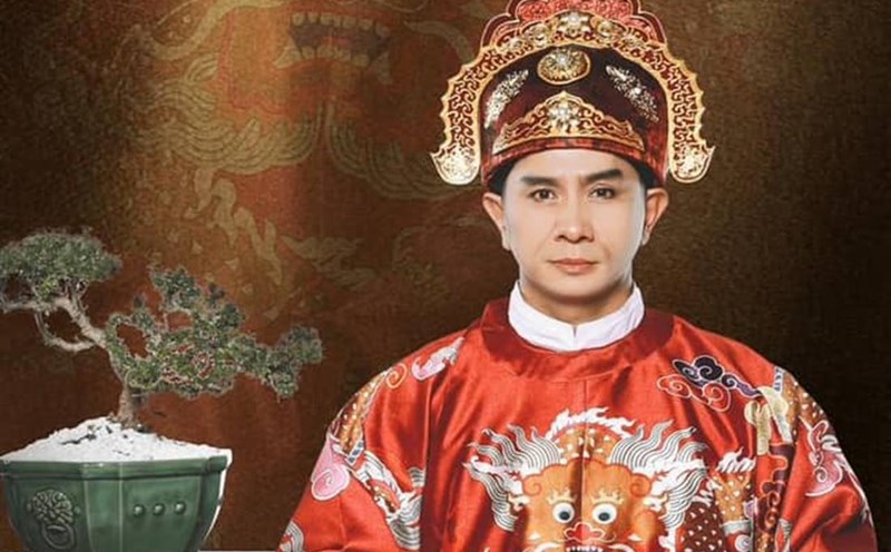 Tạo hình Lê Văn Duyệt trong vở “Đức thượng công Tả quân Lê Văn Duyệt - Người mang 9 án tử". Ảnh: Sân khấu Sử Việt học đường