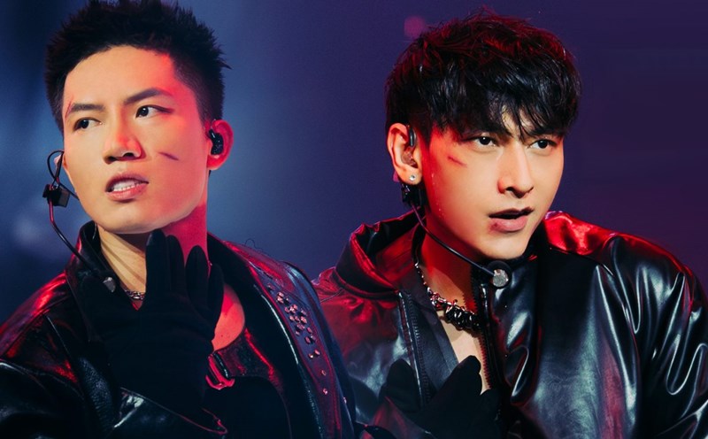 Anh Tú và Issac tham gia "Anh trai say hi". Ảnh: Nhà sản xuất