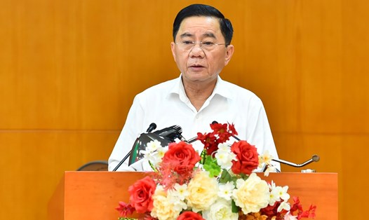 Chủ nhiệm Ủy ban Kiểm tra Trung ương Trần Cẩm Tú khẳng định, việc kiểm tra, xử lý tham nhũng, tiêu cực không phải là tranh giành, đấu đá nội bộ. Ảnh: T.Vương