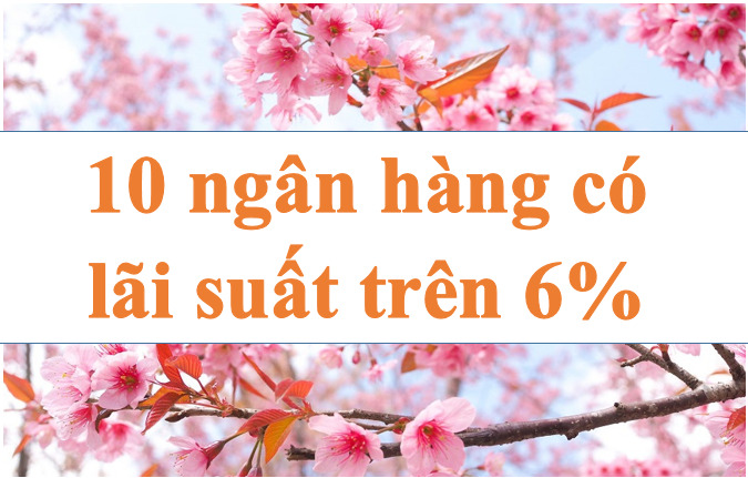Hàng chục ngân hàng niêm yết lãi suất trên 6%. Đồ họa: Hà Vy