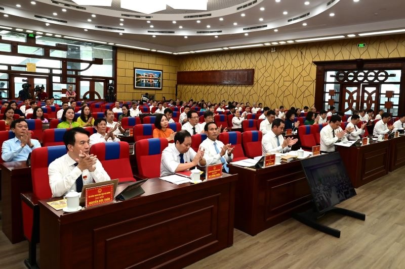 Các đại biểu tham dự Kỳ họp thứ 23 HĐND tỉnh Hải Dương khoá XVII. Ảnh: Cổng TTĐT tỉnh Hải Dương