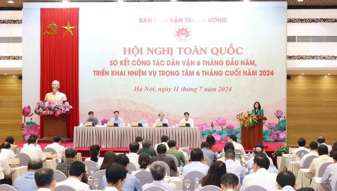 Theo Hội nghị, công tác phòng, chống tham nhũng, xử lý cán bộ vi phạm thực hiện nghiêm, góp phần củng cố niềm tin và xây dựng khối đại đoàn kết toàn dân. Ảnh: Phương Hoa