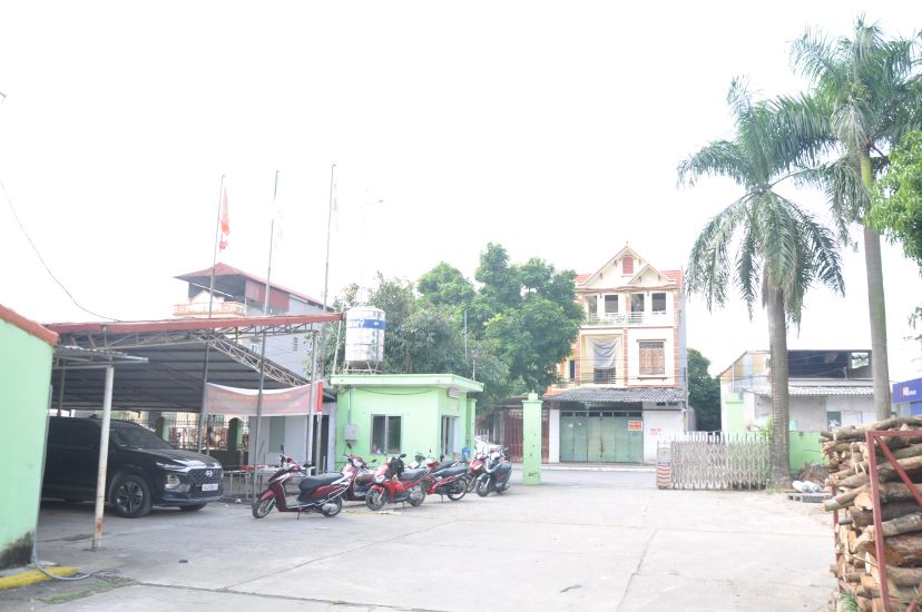 Bên trong khuôn viên Công ty TNHH T.T.B Việt Nam MFG (tỉnh Bắc Giang). Ảnh chụp thời điểm tháng 11.2023. Ảnh: Bảo Hân