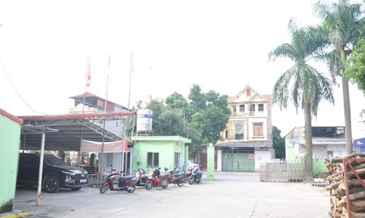 Bên trong khuôn viên Công ty TNHH T.T.B Việt Nam MFG (tỉnh Bắc Giang). Ảnh chụp thời điểm tháng 11.2023. Ảnh: Bảo Hân