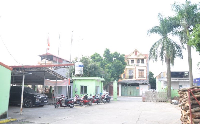 Bên trong khuôn viên Công ty TNHH T.T.B Việt Nam MFG (tỉnh Bắc Giang). Ảnh chụp thời điểm tháng 11.2023. Ảnh: Bảo Hân