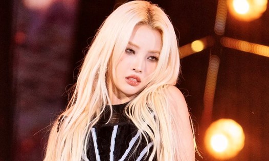 Nữ ca sĩ, rapper Soyeon - trưởng nhóm (G)I-DLE. Ảnh: Cube Entertainment