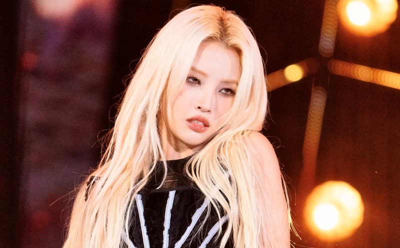 Nữ ca sĩ, rapper Soyeon - trưởng nhóm (G)I-DLE. Ảnh: Cube Entertainment