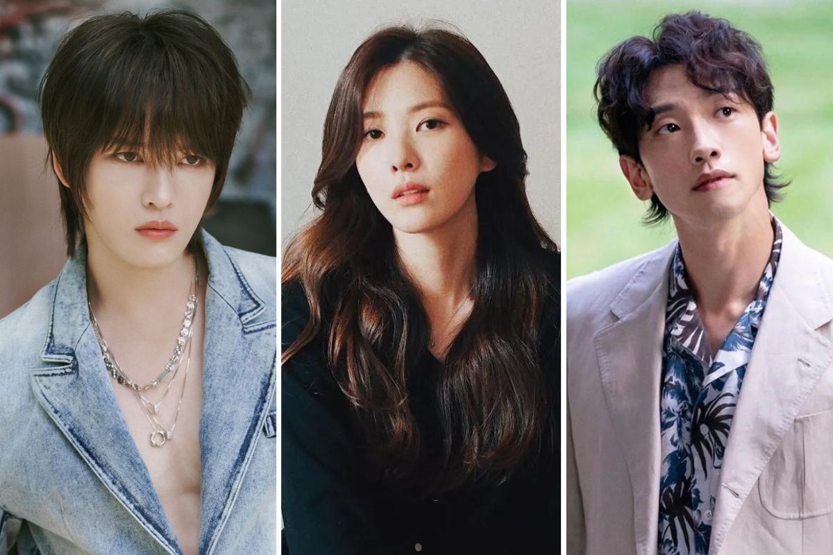 Kim Jae Joong, Lee Hae In và Bi Rain. Ảnh: Naver