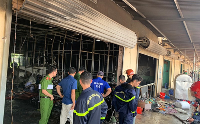 Lực lượng cảnh sát PCCC tham gia chữa cháy tại một cơ sở ở TP.Hải Dương tháng 5.2024. Ảnh minh họa: Công an Hải Dương