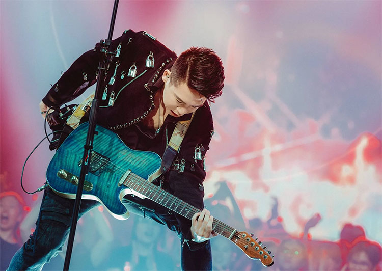 Đỗ Hoàng Hiệp tại Anh trai vượt ngàn chông gai. Ảnh: Nhà sản xuất