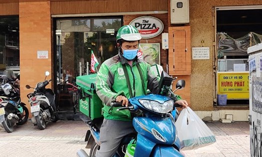 Xe máy cho shipper. Ảnh minh họa: Thế Lâm.