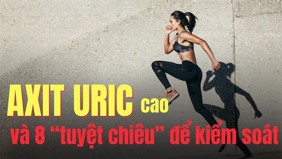 Để ngăn ngừa axit uric tăng cao, nên cố gắng kiểm soát cân nặng thông qua việc ăn uống cân bằng và tập thể dục thường xuyên. Đồ hoạ: Trà My