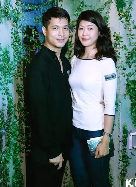 Truong The Vinh and Huynh Ly Dong Phuong during their happy times. Photo: Personal Facebook.