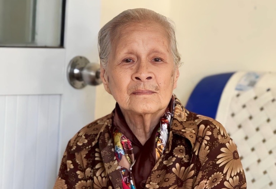 Nghệ sĩ Ngọc Đáng là người lớn tuổi nhất sống tại Trung tâm dưỡng lão Thị Nghè. Ảnh: NSCC.