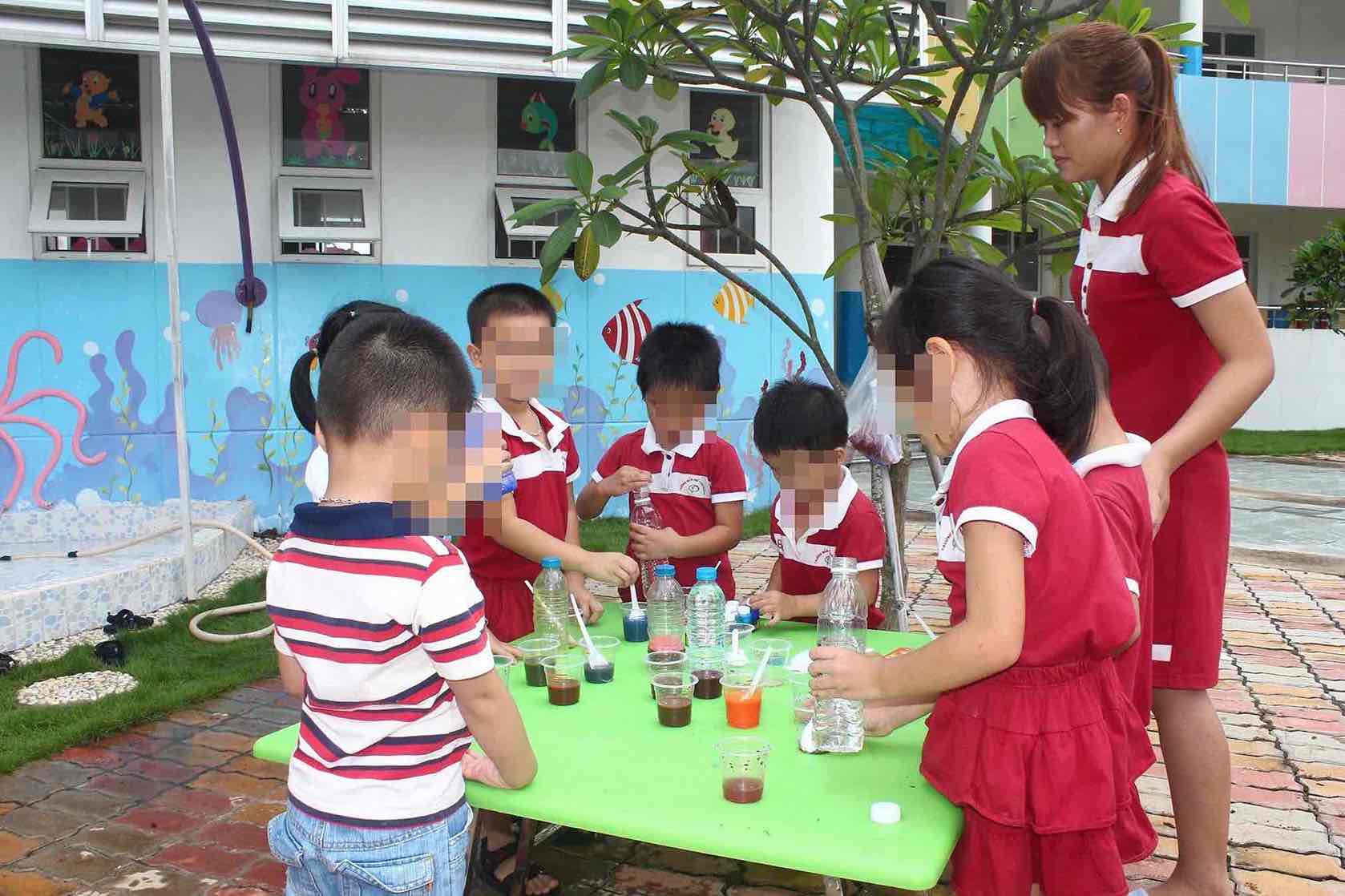 Giáo viên mầm non tại tỉnh Đồng Nai. Ảnh: Hà Anh Chiến