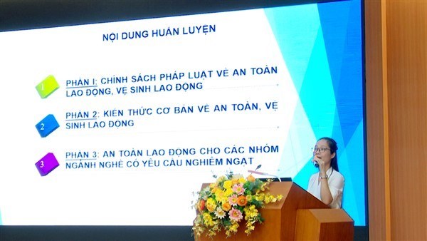 200 cán bộ Công đoàn được tập huấn an toàn vệ sinh lao động