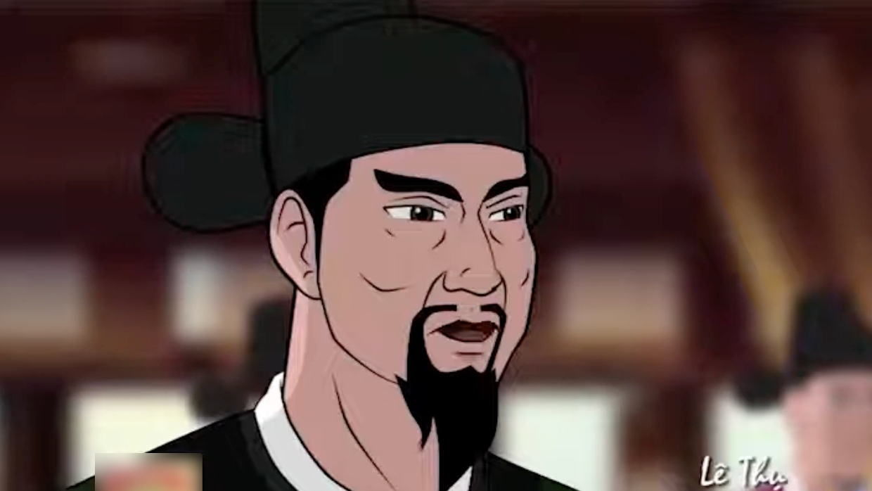 Image of minister Le Thu in the animated film "Riverside Desire" broadcast in 2018. Photo: Cut from the film