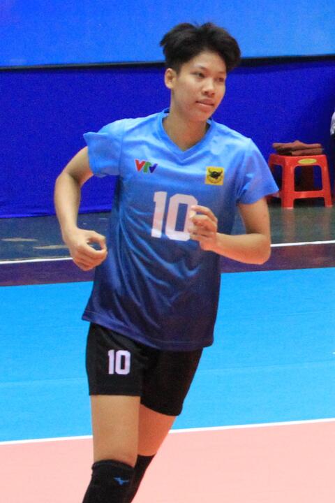 Assistant Le Nhu Anh improved clearly after the U20 Asian Championship. Photo: VTV Binh Dien