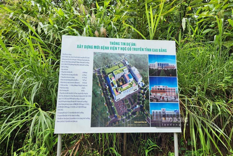 The project to build a new traditional medicine hospital in Cao Bang province is also dormant and not under construction.