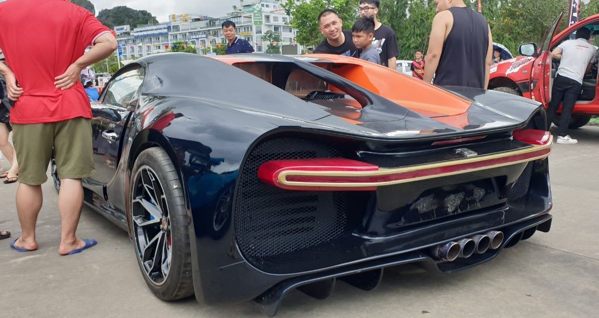 The group's second homemade supercar at the Fun Wheels Festival Ha Long 2024. Photo: Nguyen Hung