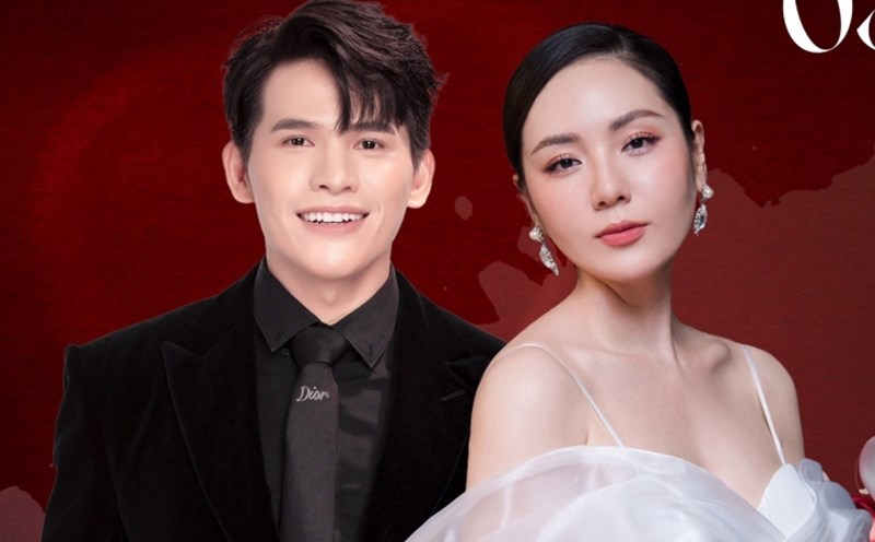 Quốc Thiên và nữ ca sĩ ví mình như Song Hye Kyo có quan hệ đặc biệt. Ảnh: Facebook nhân vật.