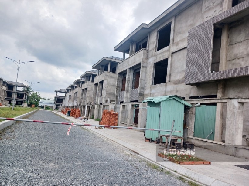 Dự án chỉnh trang khu đô thị dọc sông Bến Tre. Ảnh: Thành Nhân