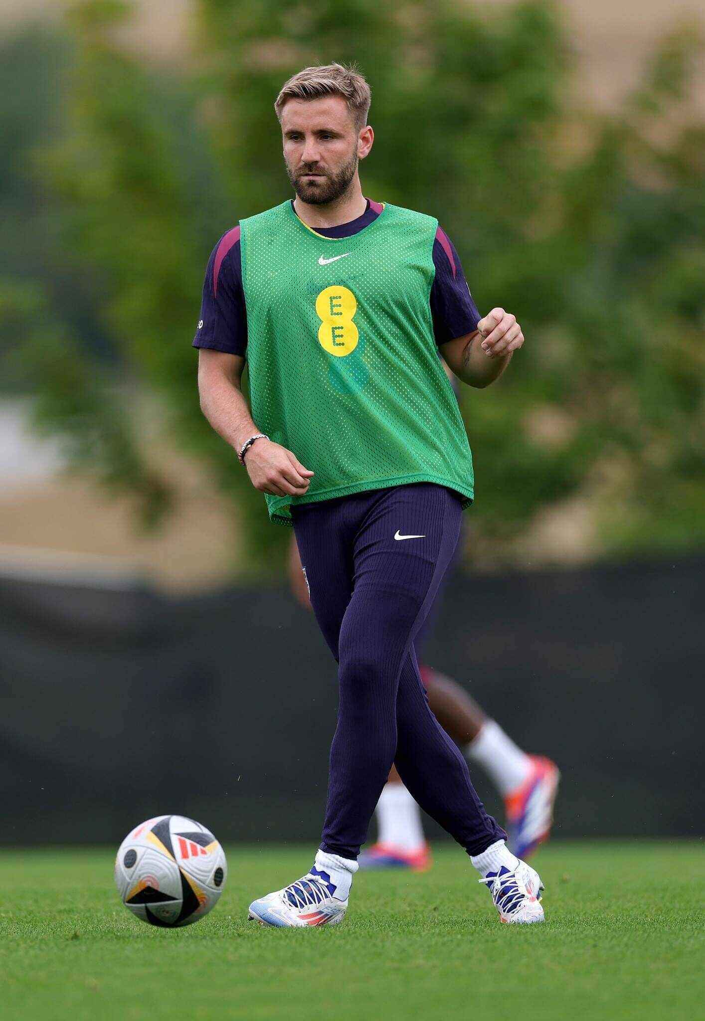 Luke Shaw can start from the start in the EURO 2024 final. Photo: England Football Team