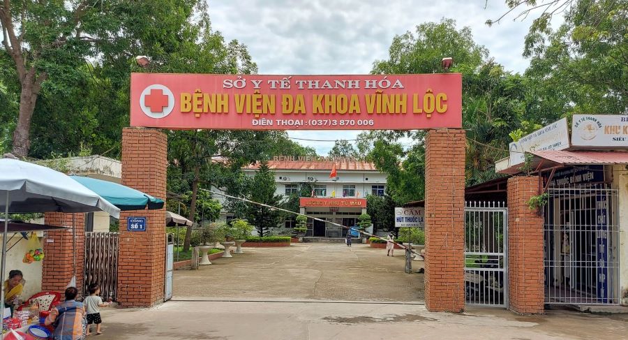 Bệnh viện Đa khoa huyện Vĩnh Lộc, tỉnh Thanh Hóa. Ảnh: T.L