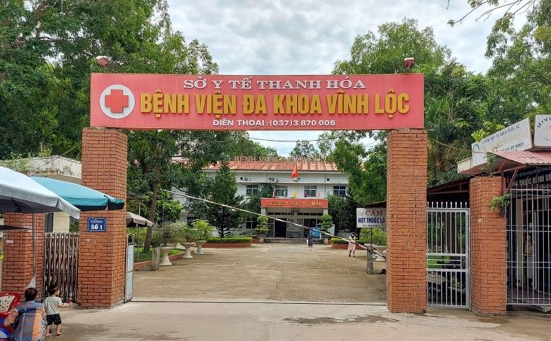 Bệnh viện Đa khoa huyện Vĩnh Lộc, tỉnh Thanh Hóa. Ảnh: T.L