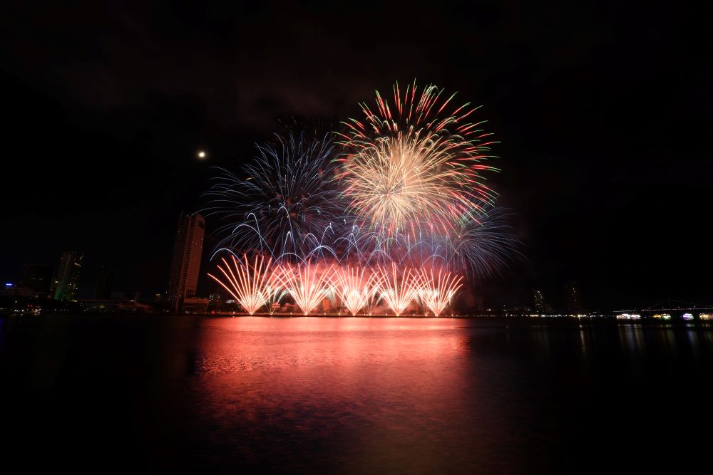 Danang International 불꽃 놀이 챔피언십의 성과를보십시오. 사진 : TT