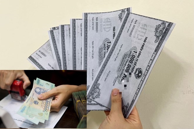 Ngân hàng vẫn giữ "ngôi vương" về tỉ trọng phát hành trái phiếu 6 tháng đầu năm. Đồ họa: Lục Giang