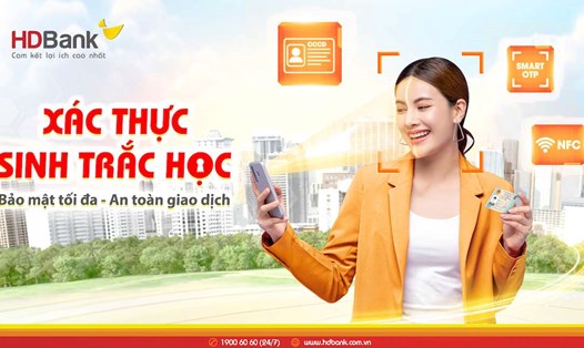 HDBank đang triển khai cho khách hàng cập nhật dữ liệu sinh trắc học.