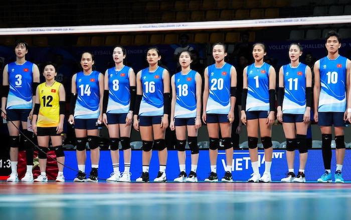 The Vietnamese women's volleyball team will compete in 3 more international tournaments from now until the end of 2024. Photo: FIVB