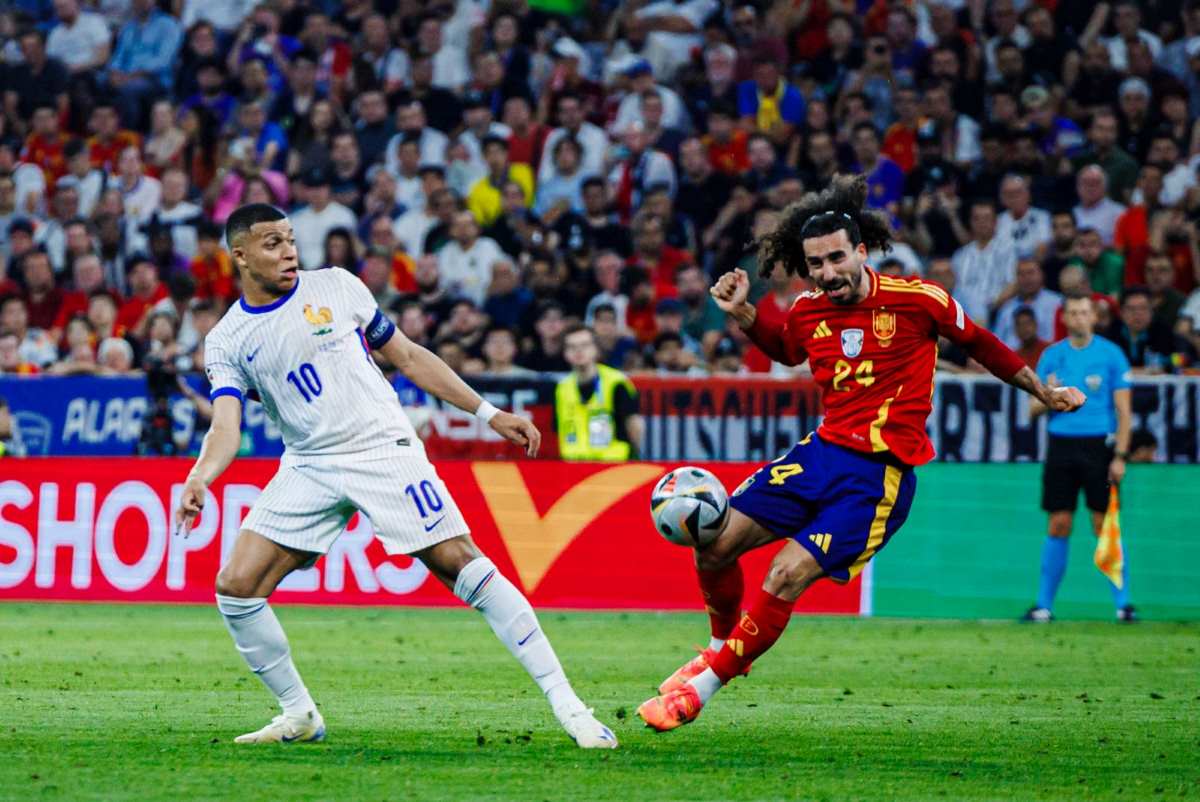 Cucurella - an underrated player but is playing well with the Spain team at EURO 2024. Photo: Spain team fanpage