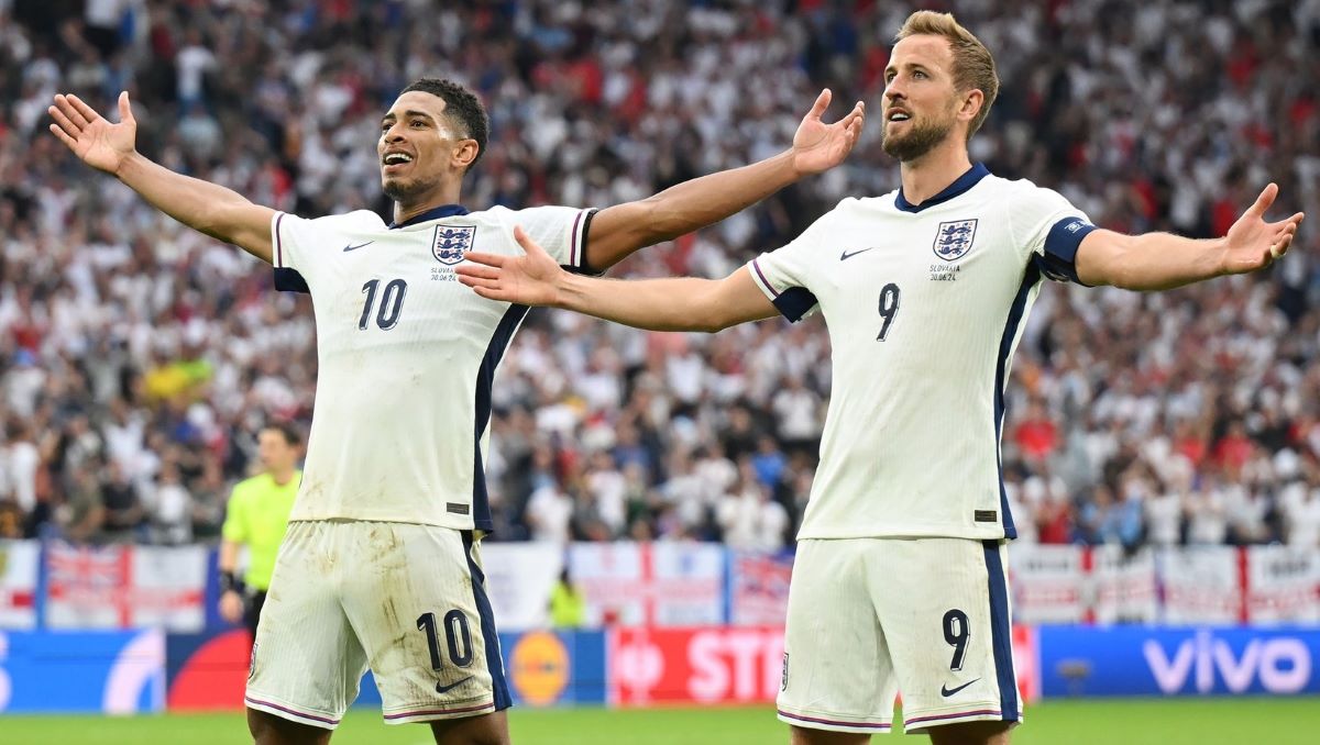 Jude Bellingham và Harry Kane đã ghi bàn tại EURO 2024 nhưng đang có dấu hiệu kiệt sức. Ảnh: FA