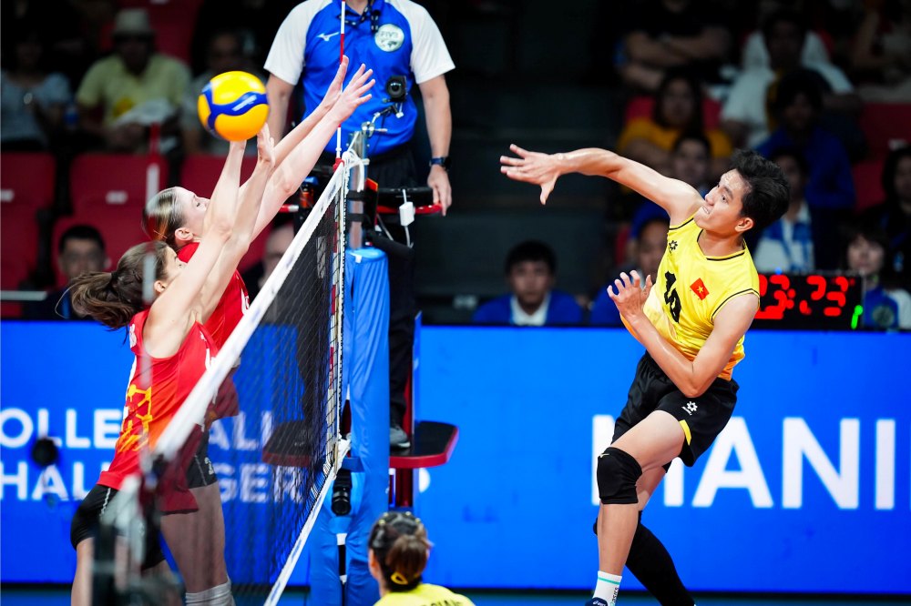 Bích Tuyền thi đấu ấn tượng tại giải Challenger Cup 2024. Ảnh: FIVB