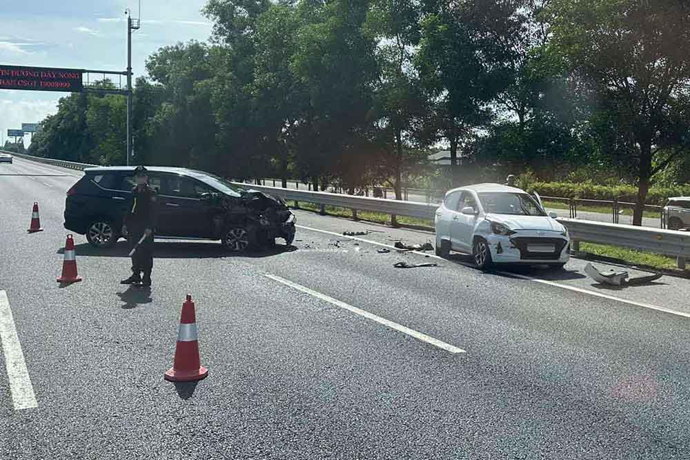 Scene of the accident. Photo: Trung Nguyen