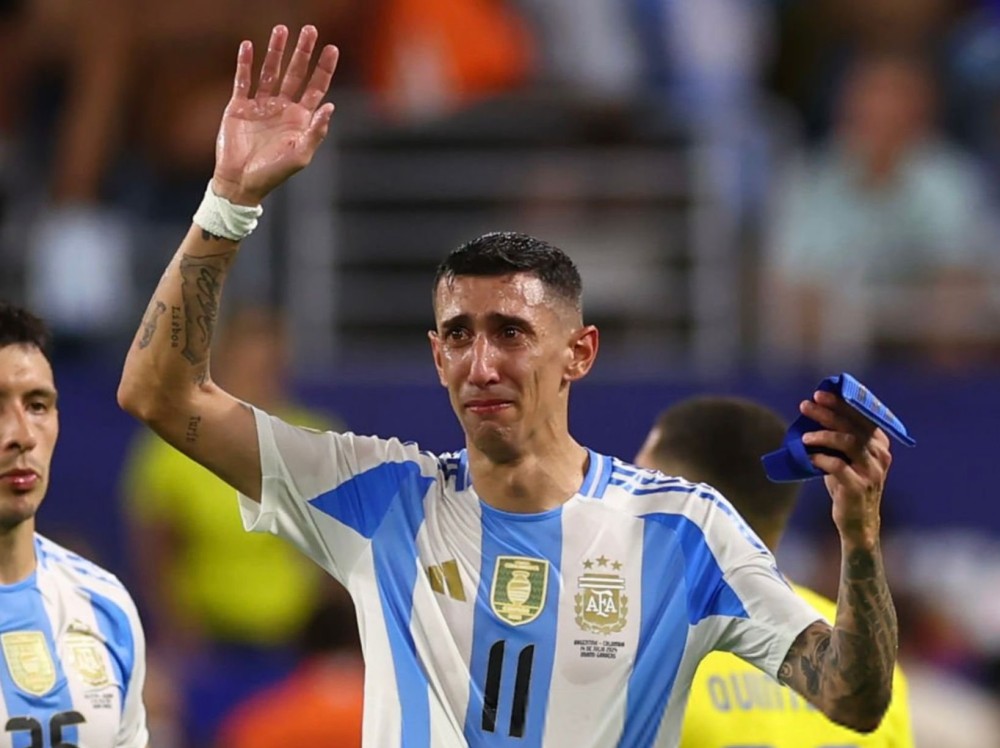 Angel di Maria chia tay đội tuyển Argentina sau Copa America 2024. Ảnh: Copa America