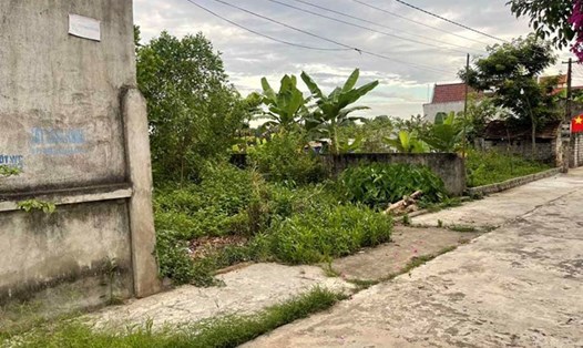Ông Phước bỏ 800 triệu đồng mua 2 mảnh đất ở xã Đô Thành (huyện Yên Thành, Nghệ An) nhưng được giao sổ đỏ giả. Ảnh: Quang Đại