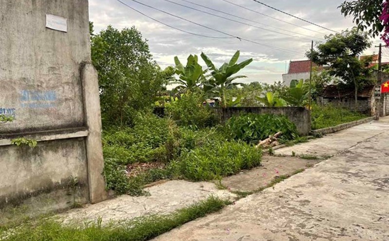 Ông Phước bỏ 800 triệu đồng mua 2 mảnh đất ở xã Đô Thành (huyện Yên Thành, Nghệ An) nhưng được giao sổ đỏ giả. Ảnh: Quang Đại