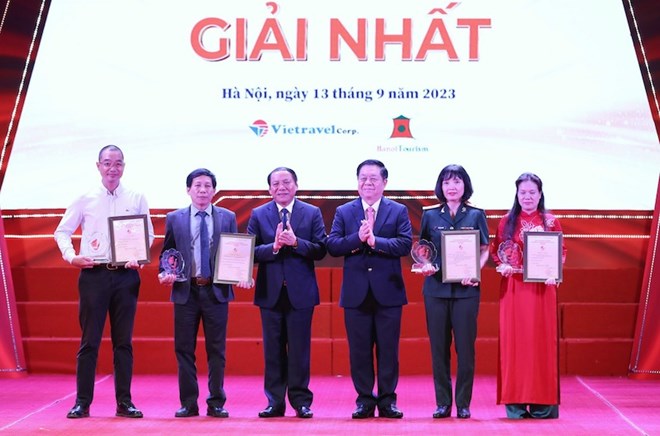 The first national press award "For the development of Culture, Sports and Tourism" was successfully held in 2023, with 94 winning works. Photo: Huyen Pham