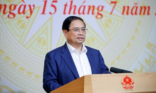 Thủ tướng Chính phủ Phạm Minh Chính chủ trì phiên họp thứ 8 Ban Chỉ đạo Cải cách hành chính. Ảnh: Nhật Bắc