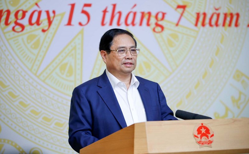 Thủ tướng Chính phủ Phạm Minh Chính chủ trì phiên họp thứ 8 Ban Chỉ đạo Cải cách hành chính. Ảnh: Nhật Bắc